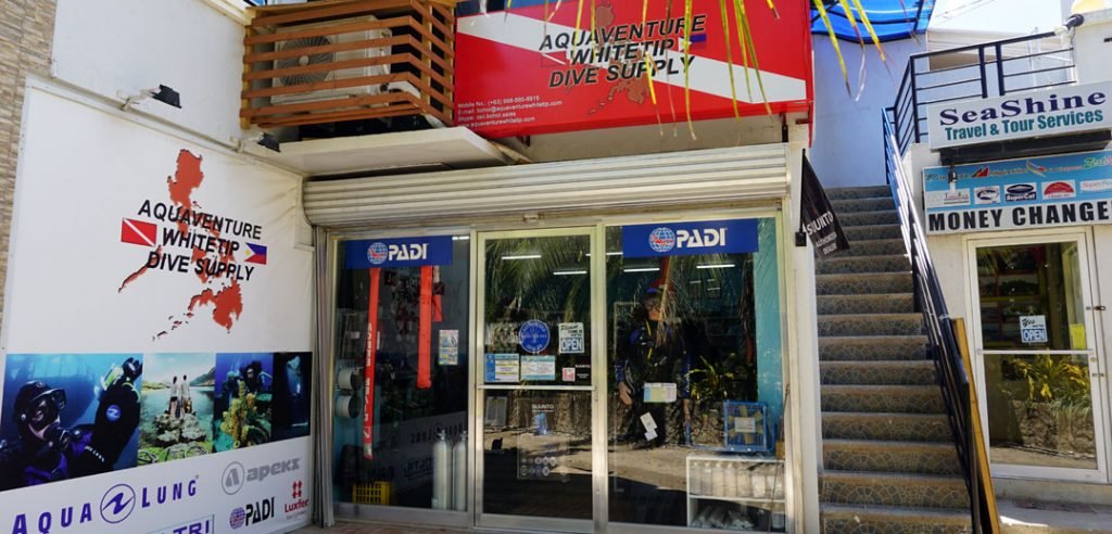 Aquaventure Whitetip Dive Supply Aquaventure Whitetip Dive Supply at Alona Beach