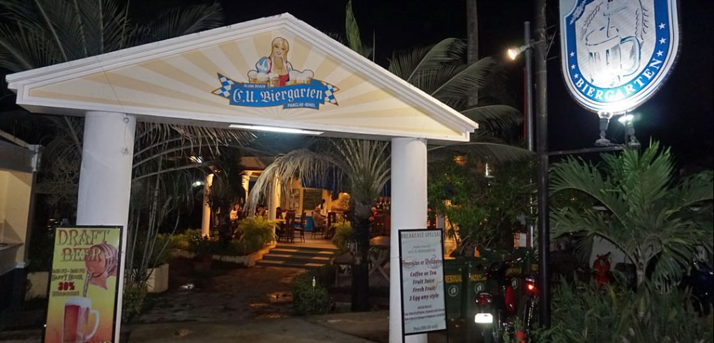 Biergarten in Panglao - Philippines