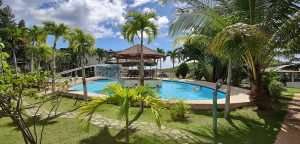 Swimming Pool Tropical Garden Area
